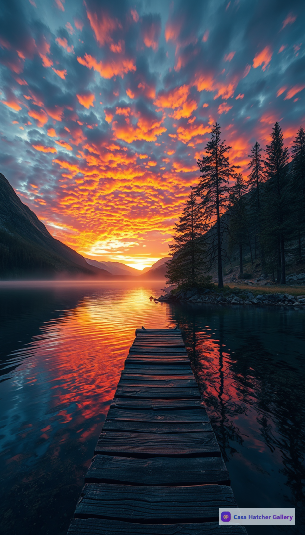 Crimson Cloud Lake