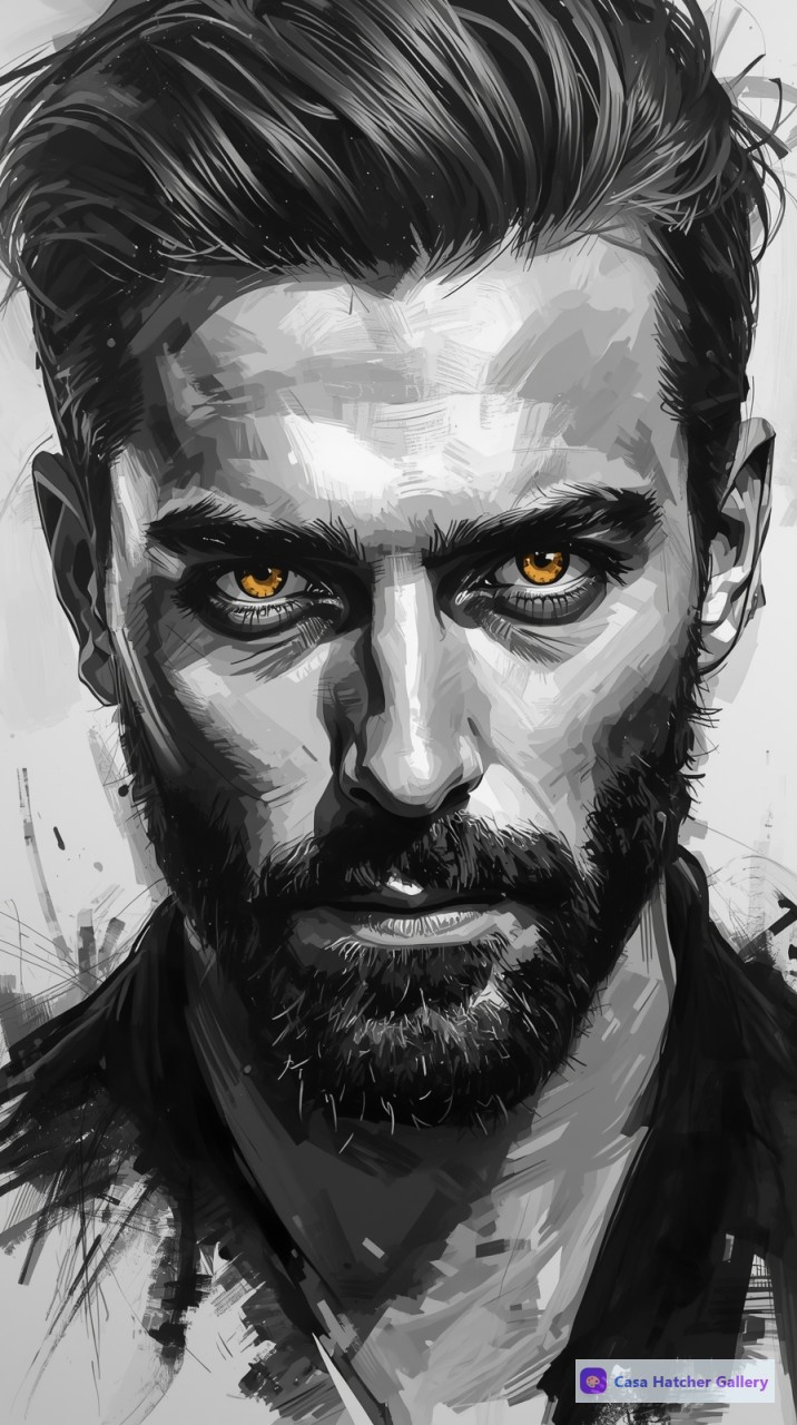 Charcoal & Gold