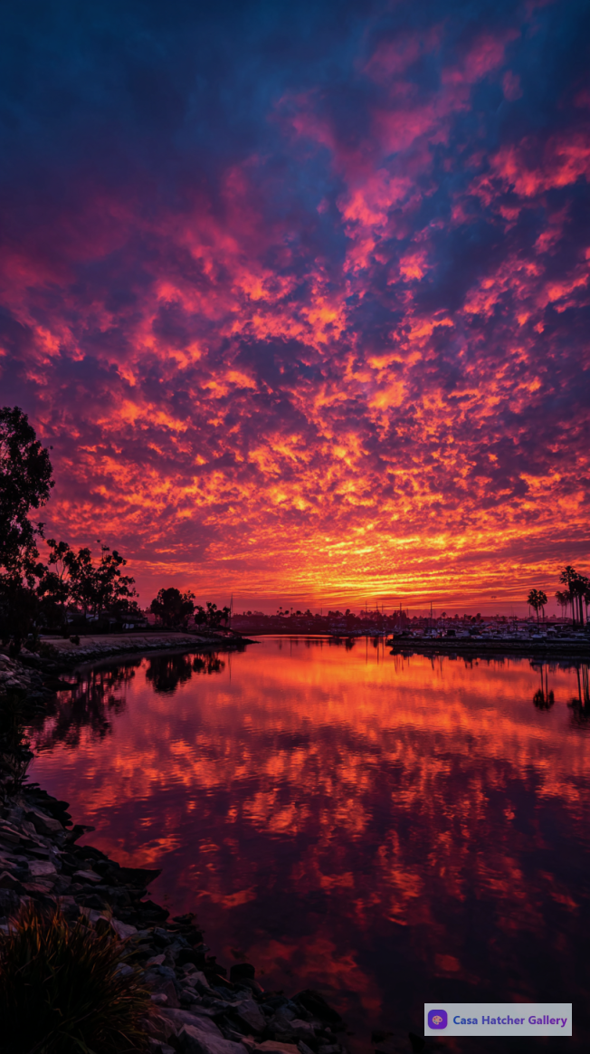 A Fiery Reflection